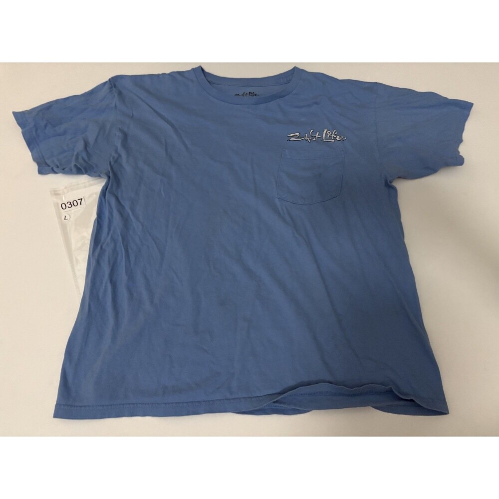 Salt Life Blue Shirt Sz L
